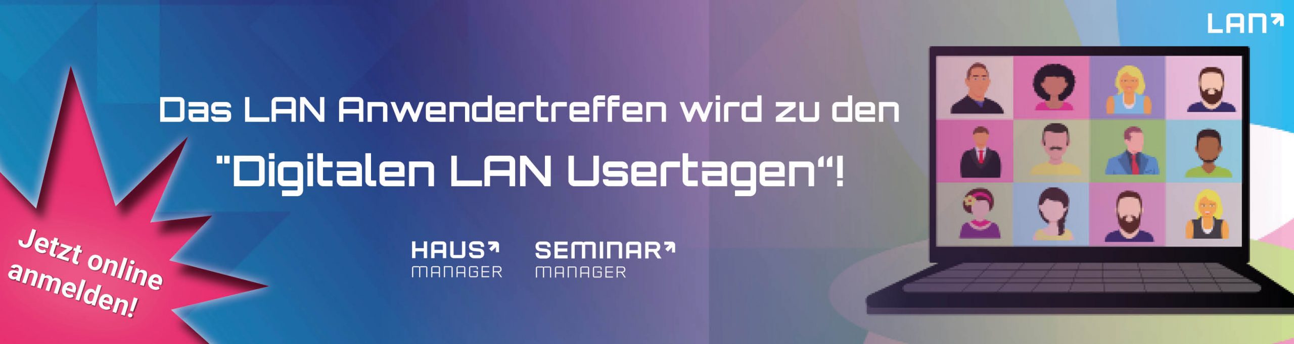 Die LAN Usertage - kostenfreie Online Seminare