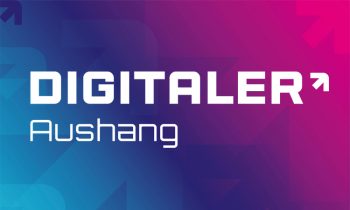 Digitaler Aushang