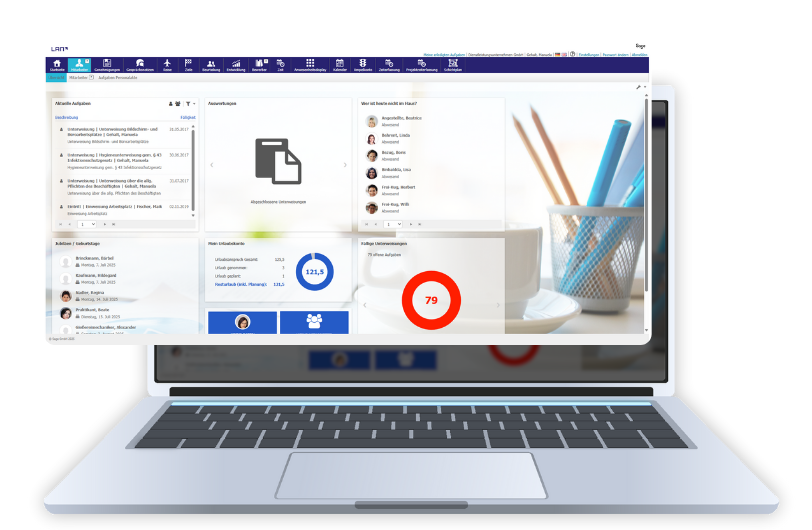 Personalmanagement Sage HR Suite HCM Software