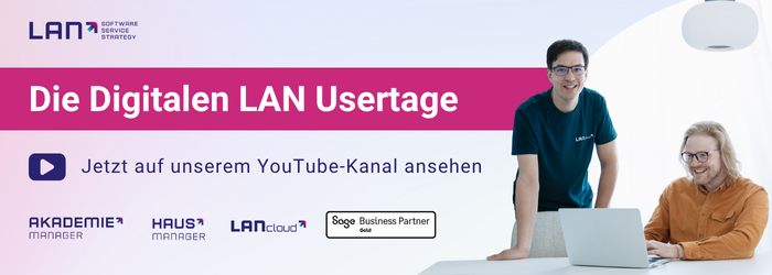 Die Digitalen LAN Usertage finden vom 26.11 bis 27.11.2025 online statt. Auf den Banner oder Button klicken, um sich anzumelden. 