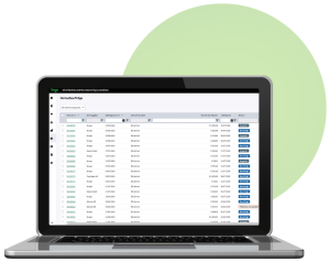 Sage Operations Softwareoberfläche auf Laptop